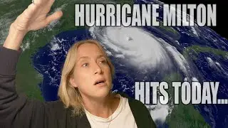 today the hurricane hits land | most worried I've ever been