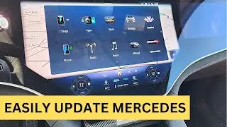 How To Easily Update Electric Mercedes EQE's Software or on Any New Mercedes Infotainment System