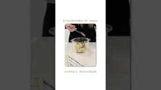 ✭•Como hacer un helado de chocolate saludable•✭ #shorts