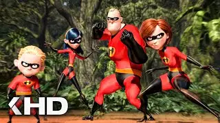 THE INCREDIBLES Movie Clip - Family Battle Time (2004)