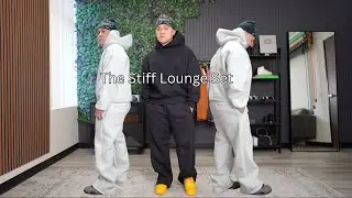the mnml stiff lounge hoodie and sweatpant try on and review