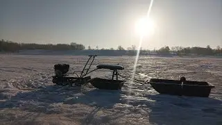 Волга! Разведка новых локаций! Подледный фидер опять рулит!
