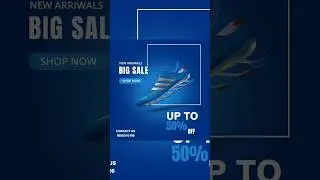 Photoshop Nike Shoe Post Design #shorts #trending #gfxmentor #gfx #smartgraphics #photoshop_studioo_