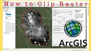 Clip Raster ArcGIS | How to Clip Raster in ArcGIS