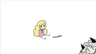 grab the knife animation meme (ew) | flash warning