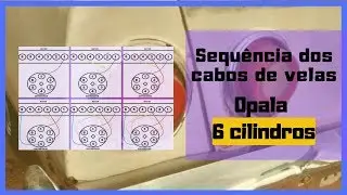 Sequência dos cabos de velas: (opala 6 cilindros)