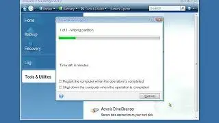 Acronis True Image Home 2019 - Disk Reinitialization