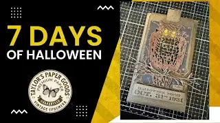 7 Days of Halloween - Day 1 Light up Owl Tag