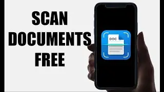 How to Scan Documents on iPhone and Save As PDF (Free Scan APP)