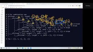 Leetcode 39. Combination Sum. Backtracking. Python