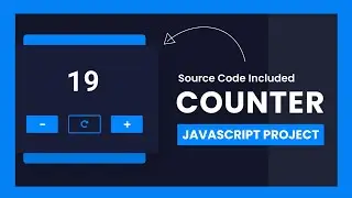 Create Counter in Html CSS & JavaScript | Live JavaScript Projects