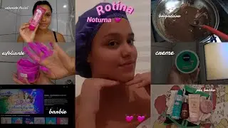 Minha Rotina Noturna 🌓|Skin care,banho,filme da Barbie, brigadeiro 💓