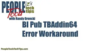 PBAddin64 Error in BI Pub Desktop after Office 365 Update Workaround