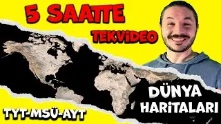 5 SAATTE TAMAMI- DÜNYA HARİTA BİLGİSİ ÇALIŞMALARI ( Hafıza teknikleriyle 2023 ) 