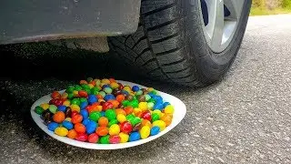 Crushing Crunchy & Soft Things by Car! EXPERIMENT: CANDY CRUSH VS CAR - SATISFYING VIDEO
