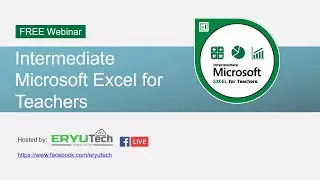 Intermediate MS Excel for Teachers FREE Webinar