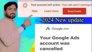 your google Ads account was cancelled problem solution || google Ads Reactivate account