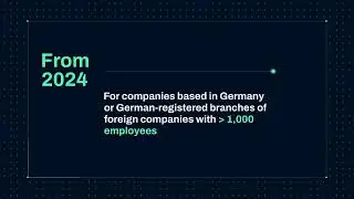 What is The German Supply Chain Act?