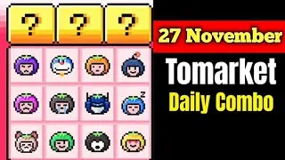 Tomarket airdrop combo 27 November | Tomarket Daily Combo Today