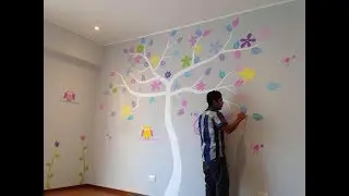 PINTANDO la PIEZA  de nuestro BEBE 👶🐣 . IDEAS para DECORAR el CUARTO de nuestros HIJOS 👶🐣