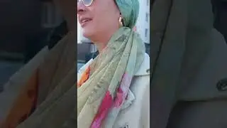 Стильный образ с платком на осень.
