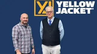 A2L tools with Yellow Jackets Joel Sasse and Aaron Tevebaugh.