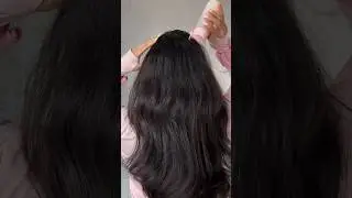 Hair oiling before the gym on hair wash day 🤌 #haircare  #hairwash  #preworkout #asmr #satisfying