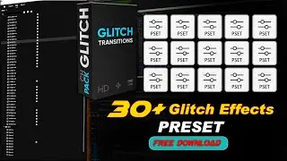 Glitch Effect Premiere Pro | Glitch Transition Premiere Pro | Premiere Pro Transitions