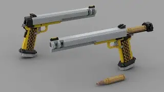 Custom LEGO Gun MOC: M1911 MK.IV [50BMG Bolt Action]