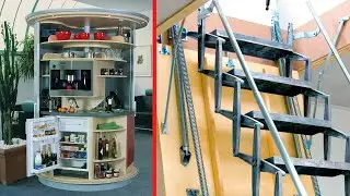 Great Space Saving Ideas - Smart Furniture ▶ 5
