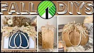 DOLLAR TREE FALL DIYS | $1 NEUTRAL FALL DECOR ITEMS! | FAST & EASY | PORCH DECOR/INDOOR DECOR