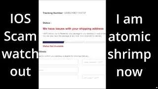 IOS Scam! PAY ATTENTION
