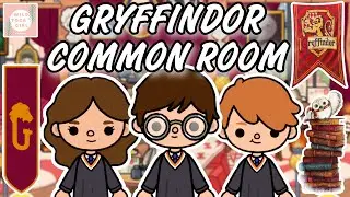 GRYFFINDOR COMMON ROOM 🪄✨ TOCA LIFE WORLD 🌎
