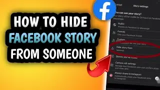 HOW TO HIDE FACEBOOK STORY FROM SOMEONE