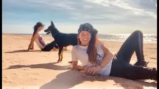 Russian Beach Babes + Plunge in an ICE COLD Sea like WIM HOF