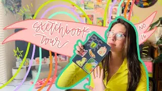 Sketchbook Tour | No. 16 | Stillman and Birn Sketchbook | Mixed Media Sketchbook