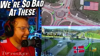 Scandinavian Traffic Flow on Roundabouts is NEXT LEVEL Compared to The USA..