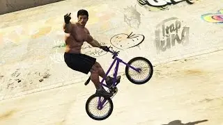 GTA 5: INSANE GTA 5 BMX STUNTS MONTAGE! (GTA 5 BMX STUNTS)