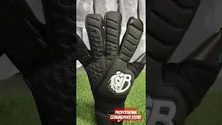 Bravry Confidence Hybrid Black Goalkeepers gloves.