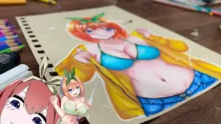 Drawing Nakano Yotsuba - Gotoubun no Hanayome