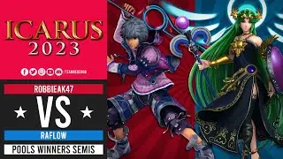 Icarus 2023: Pools Winners Semis - RobbieAK47 (Shulk) Vs BMS| Raflow (Palutena)