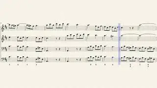 Corelli - Trio Sonata Opus 3 No 2 Movement 4 For Flute Duo and Contin