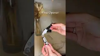 🍇 All-in-One Wine Opener | Professional Corkscrew, Foil Cutter & Cap Remover 🥂✨