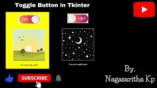 TOGGLE BUTTON in Tkinter