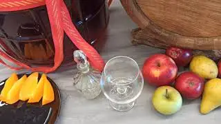 🥃🥃🌾🌾зерновой дистилят +настой на липе ,,первая заливка в бочку и слив.
