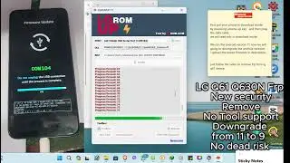 LG Q61 Q630N FRP New security Remove No tool support Downgrade from 11 to 9  2024