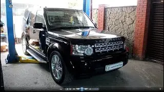 Замена доп стоп сигнала в спойлере на Land Rover Discovery 4  3,0 Ленд Ровер Дискавери 4 2009