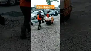 mesin mini silinder perbaikan jalan raya jalur selatan 