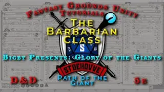 FGU Character Creation | 5e | Barbarian Class - Path of the Giant | Fantasy Grounds Unity