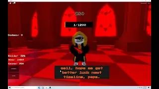 UnderFell Dust Sans! | UnderTale Judgment Day